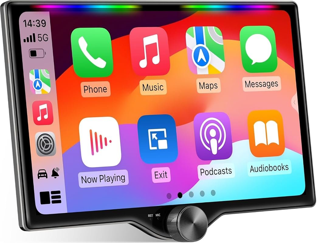 10.1-inch QLED double-DIN car stereo