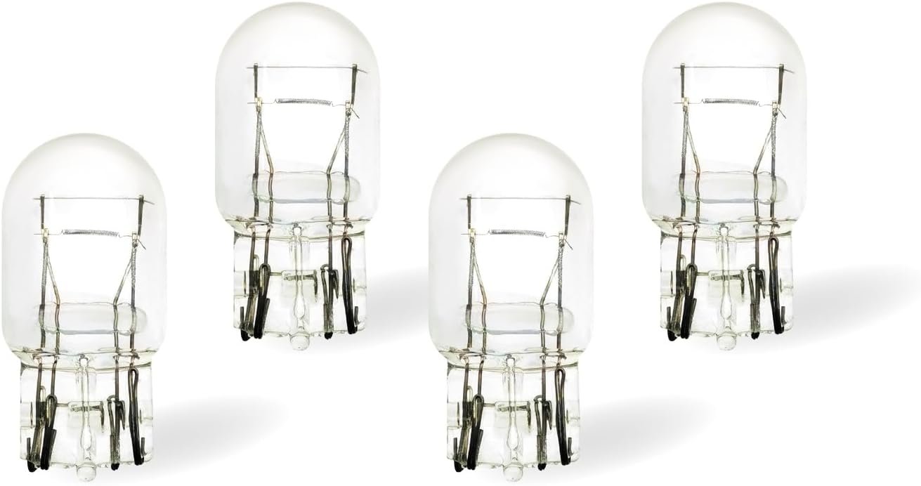 7443 clear automotive dual-filament bulbs