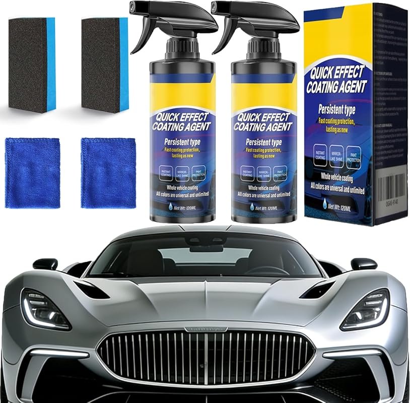Quick Effect Car Coating Spray two-pack