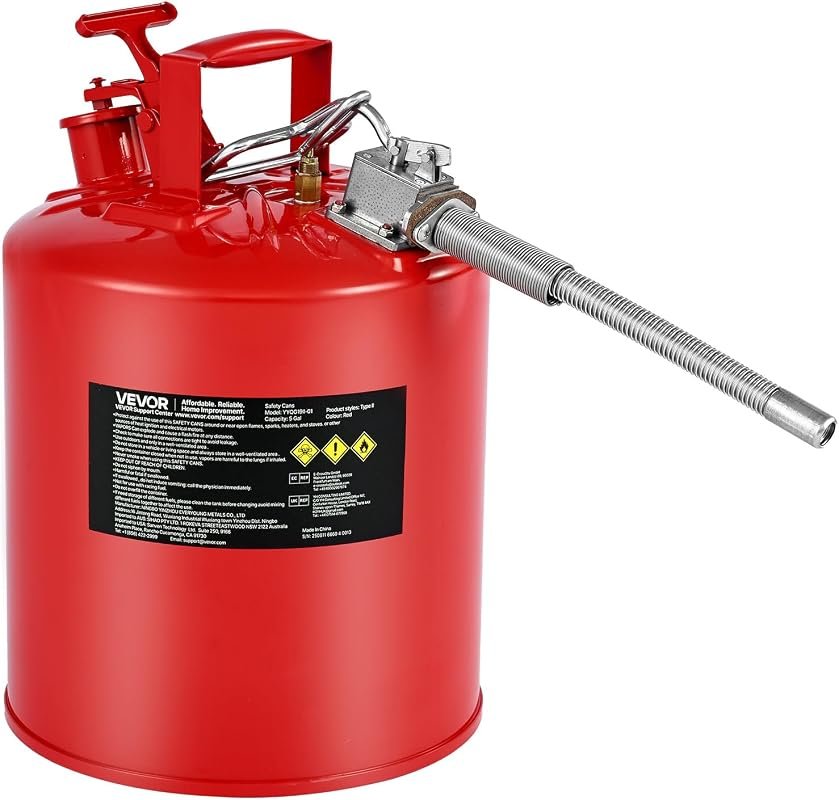 VEVOR 5-Gallon Type II Safety Gas Can