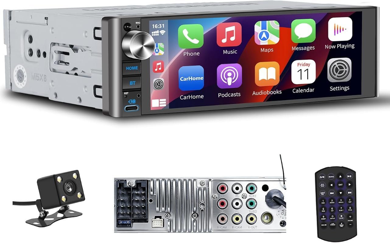 LSLYA wireless single-DIN car stereo
