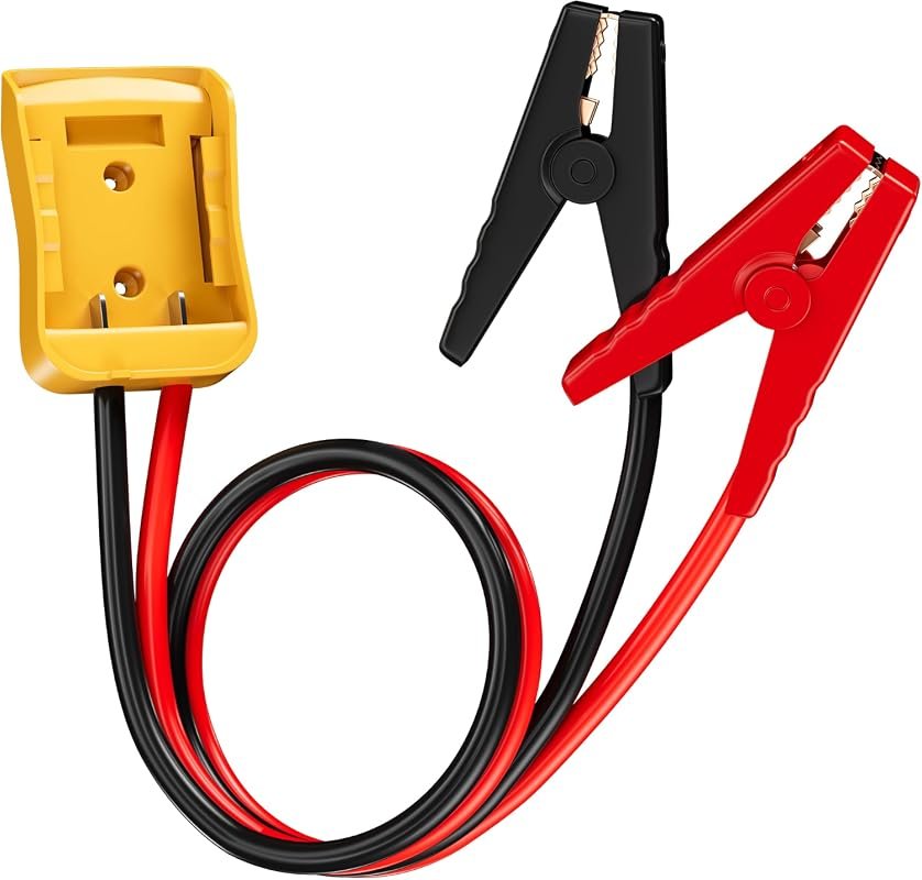 RVBOATPAT jumper cable clamps with adapter