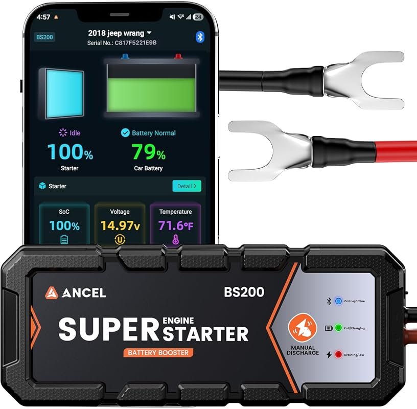 ANCEL BS200 supercapacitor jump starter