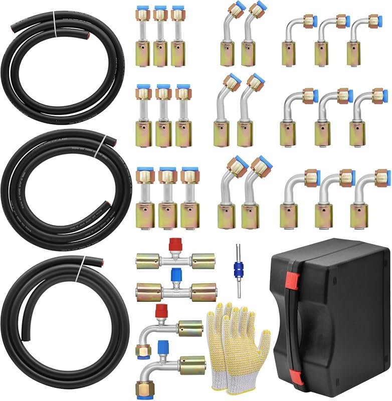 32-Piece AC Hose and Fitting Kit