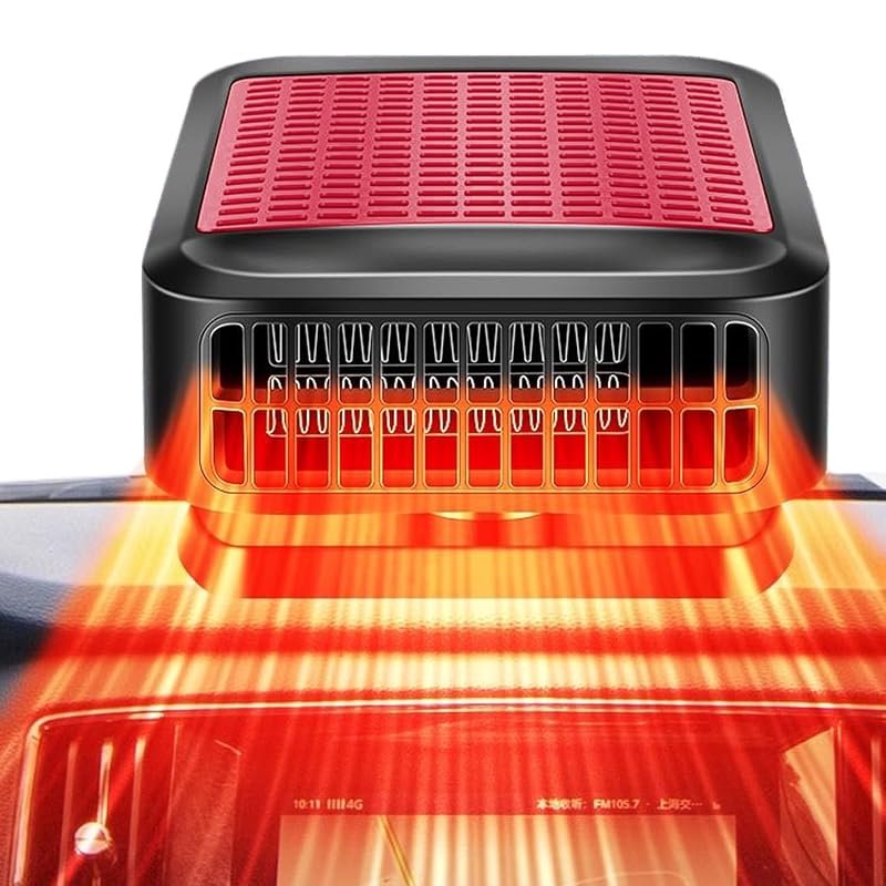 12V 200W portable car heater and windshield defogger