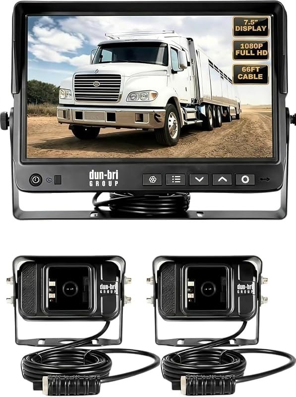 7-Inch 1080P AHD Backup Camera System