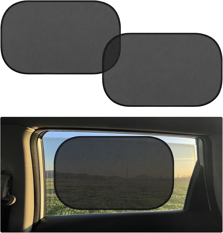 Foldable Car Rear Window Sun Shades two-pack