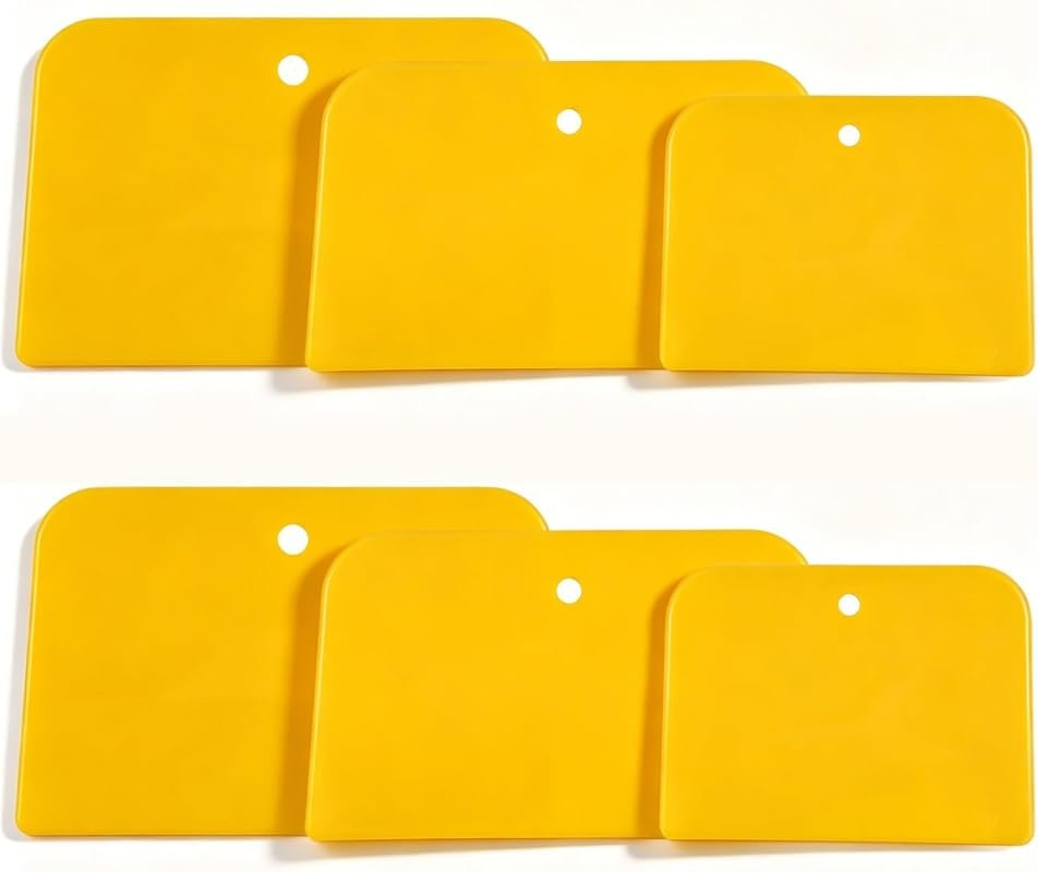 Flexible Plastic Body Filler Spreaders