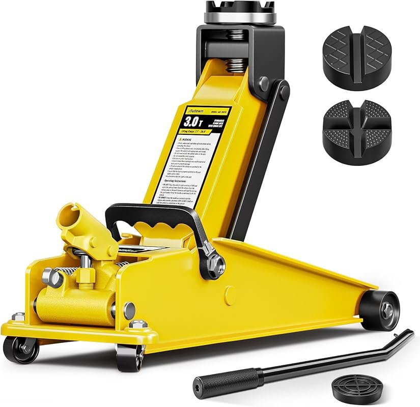 AUTOWN 3-Ton Heavy-Duty Hydraulic Floor Jack