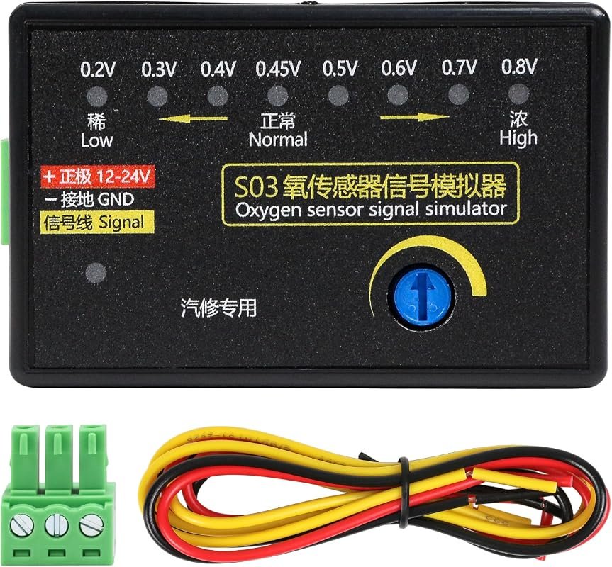 Automotive O2 sensor signal simulator tester