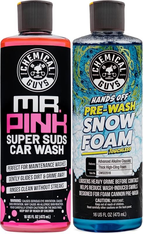 Chemical Guys Hands Off Pre Wash and Mr. Pink Soap Kit
