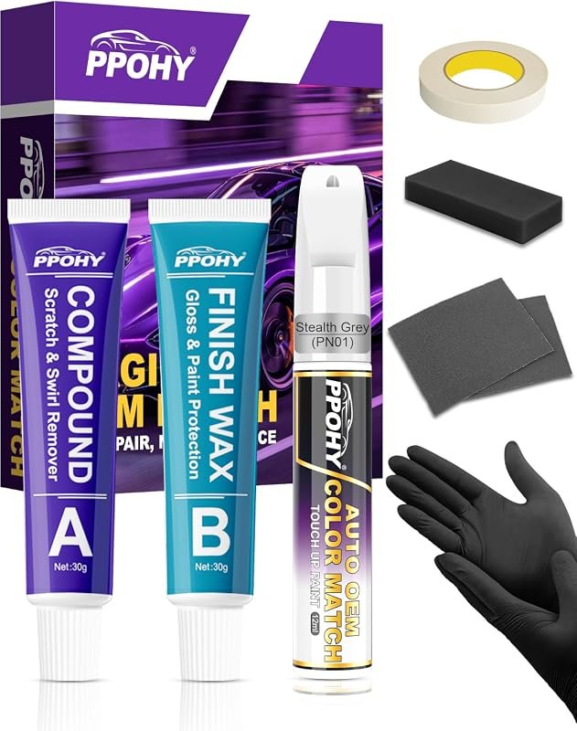 Tesla Stealth Grey PN01 touch-up paint kit