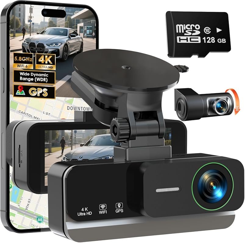 4K plus 4K dual dash cam