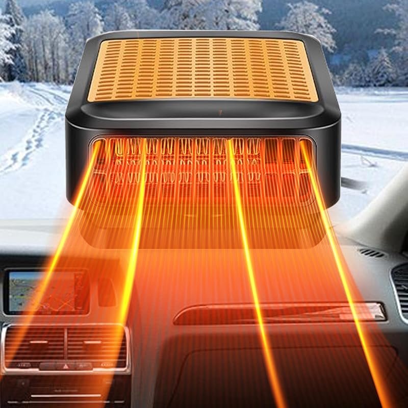 12V 200W portable car heater with windshield defroster
